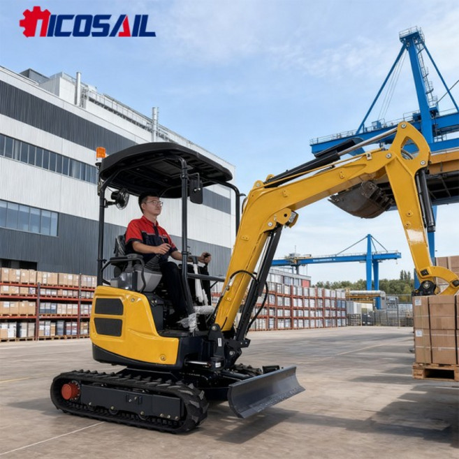 1.8톤 소형 굴삭기 CE 토양 트렌처 미니 360도 회전 버킷 (액세서리 포함), 02 down payment