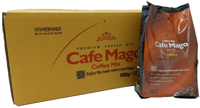 다이랑 카페마고 커피믹스 900g, 1박스, 12개입