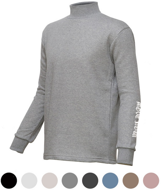 디팩토리 남녀공용 기모 반목폴라 DFTWM714-K 모크넥