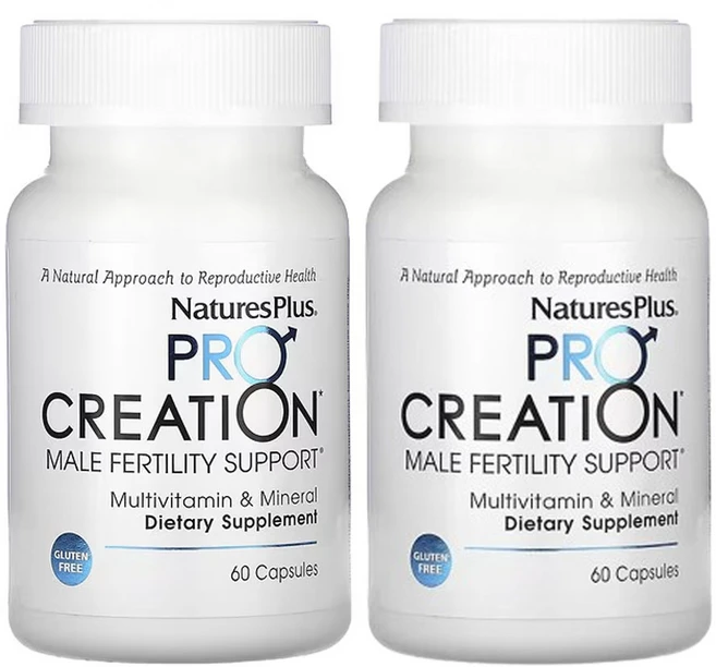 네이쳐스플러스 프로크리에이션 메일 퍼틸리티 서포트 캡슐 60정, 2개 - 쿠팡