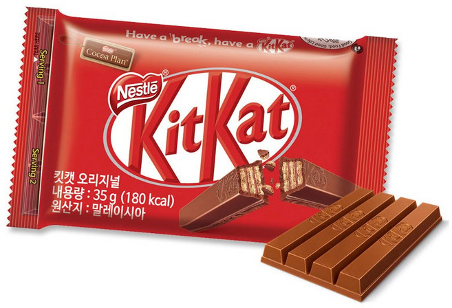 KitKat 오리지널 초코바, 876g, 1개