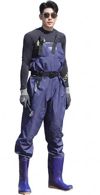 세이프웨이 가슴장화 허리 언더벨트 세트 웨이더 낚시장화, 230, 체스타+언더벨트