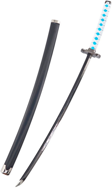玩模坊 鬼滅之刃 初代炭治郎 日輪刀 25.5cm 鋅合金模型, 如圖, 1個