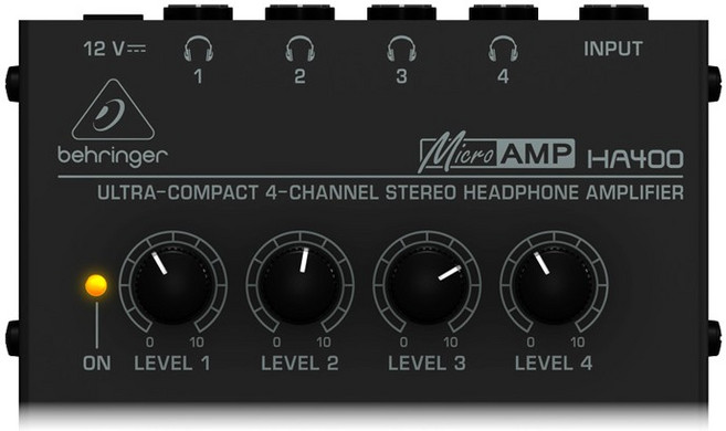 德國 BEHRINGER Micro HA400 四軌耳機分配放大器, 1個