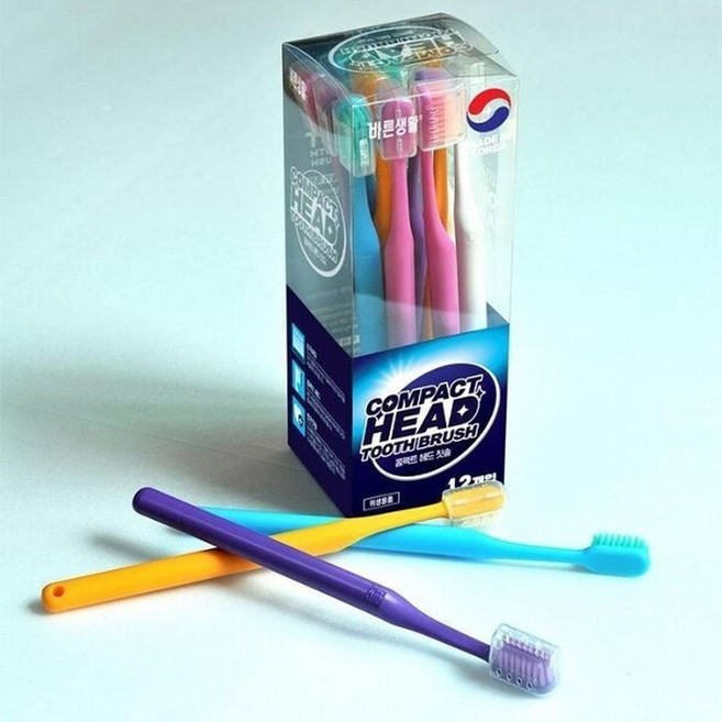 부광약품 얇은헤드 칫솔 초극세모 12입, 12개