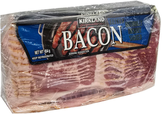 코스트코 커클랜드 시그니춰 슬라이스 베이컨 454G 4개 미국 아이스박스포장