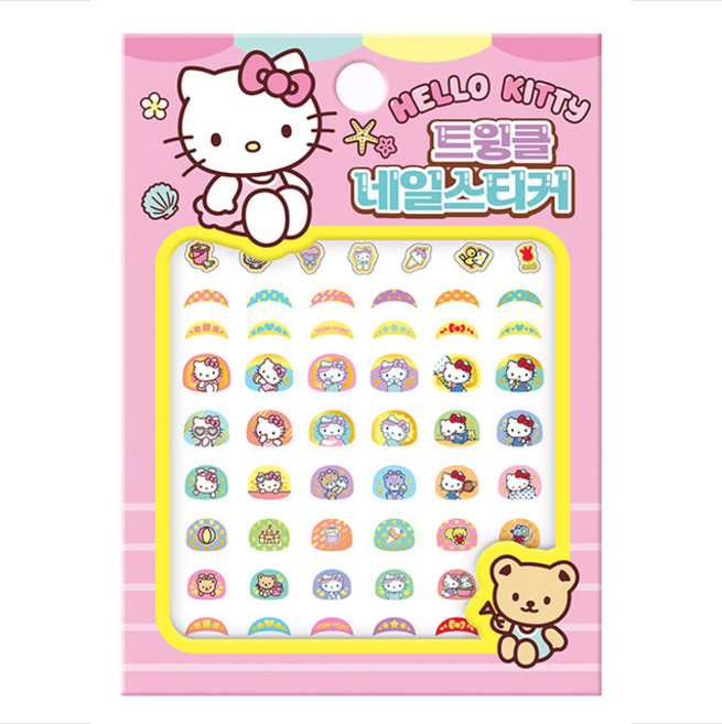 산리오캐릭터즈 헬로키티 트윙클 네일스티커, 아이누리