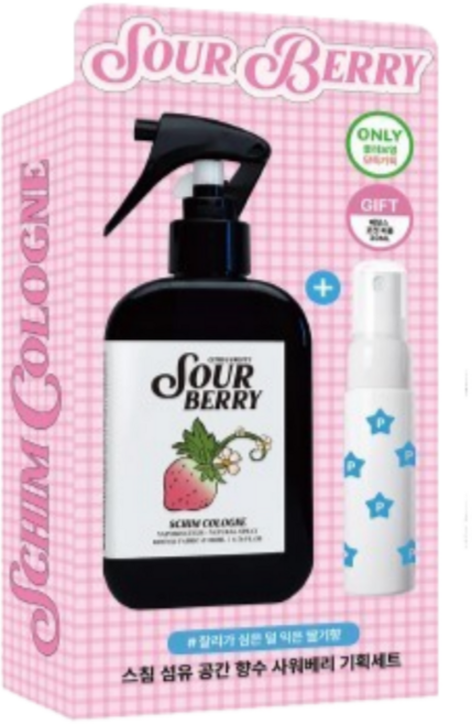 스침 섬유 공간 향수 200ml 사워베리 기획 (+페탈스 포켓 퍼퓸 30ml), 스침 섬유 공간 향수 200ml 사워베리 기획 (+페탈, 1
