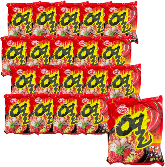 오뚜기 열라면 120g, 20개