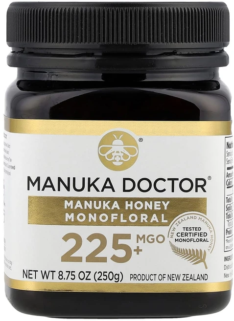 Manuka Doctor 마누카 꿀 Monofloral MGO 225+ 250g(8.75oz) 1팩, 1개, 248g - 쿠팡