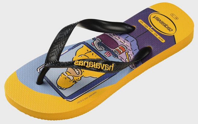하바이아나스 HAVAIANAS 심슨 플립플랍 POP YELLOW