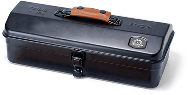 KOOLMAN(쿨맨) 아이언 스틸 캠핑 공구함, 1개, 아이언 스틸 공구함 - 블랙, 1단