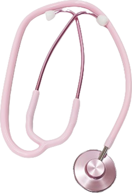 야마수 간호사용 청진기 YA110 / 단면 핑크, 1개