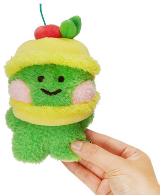 레니니 인형 체리마카롱 탈 쓴 레니니 스탠딩 인형 9.5x15cm, 체리마카롱 레니니, 1개