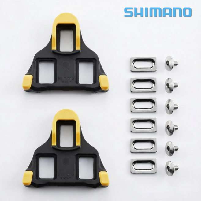 정품 시마노 로드 클릿 SM-SH11 12 13, 1개, 7.5cm, 노랑클릿