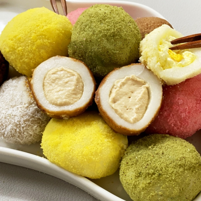 100% 국내산 찹쌀로 만든 12가지 아이스 크림치즈 찹쌀모찌, 3. 찰옥수수 찹쌀떡 총15개입, 400g