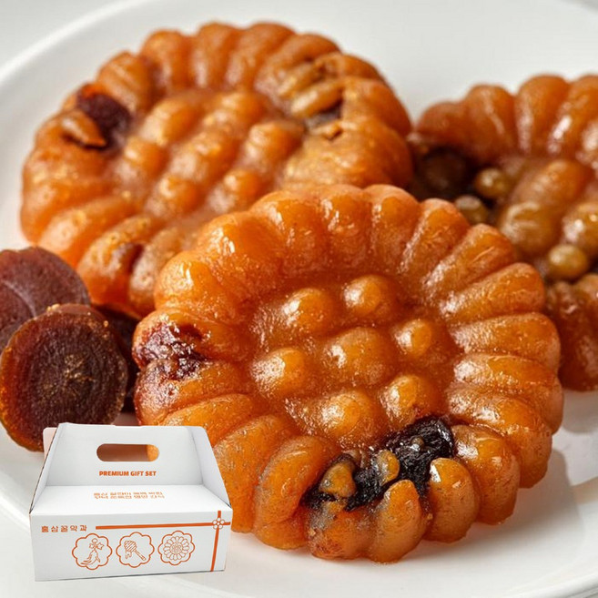 [홍삼성찬]홍삼꿀약과 40gx24개입 손잡이, 단품, 단품