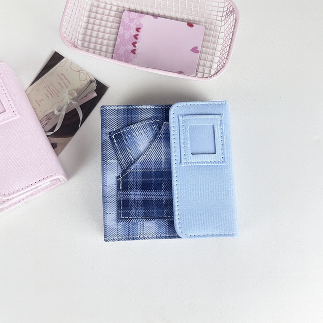 더담다 인생네컷 포토카드 미니앨범 바인더, 25매, 블루