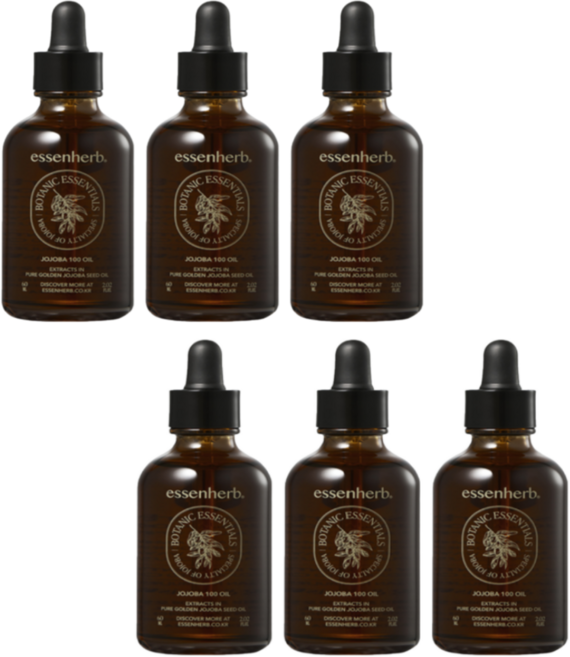 더마밀 에센허브 호호바 오일 60ml 6개