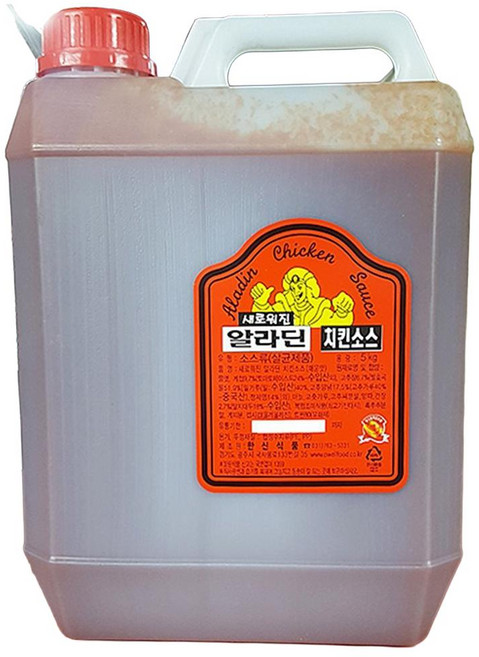 알라딘 매운맛 양념 치킨 소스 5k 프라이드, 1개