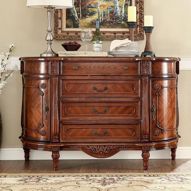 복도장 엔틱 현관 콘솔 장식장 가구 마호가니 거실 테이블, 차림새, 뼈대, 12.대형곡선찬장1400x470x890