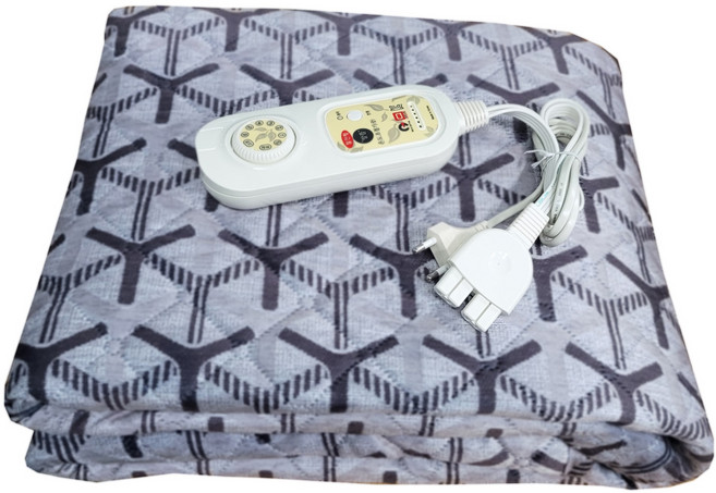 유파2183 국산 슈퍼싱글 극세사 전기요 전기담요, 체크무늬