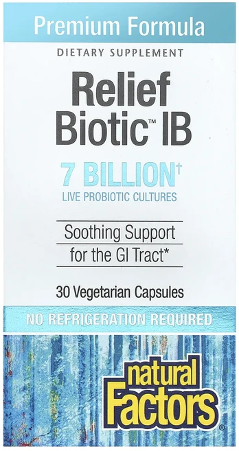 몸관리하세요 겨울입니다 Natural Factors ReliefBiotic IB 70억 베지 캡슐 30정 특별관리진행, Natural Factors ReliefBioti..., 1개 - 쿠팡