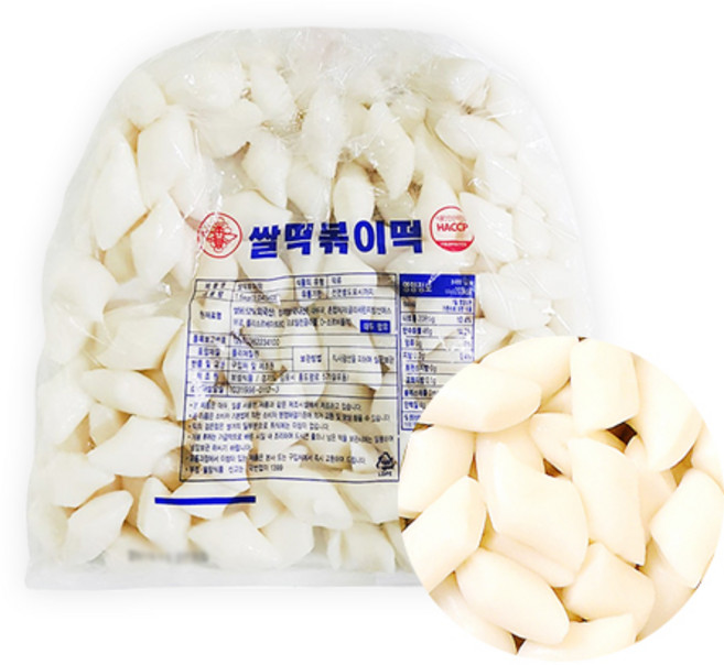 [모든반찬] 절단 쌀떡볶이떡 1.5kg 쌀떡, 1개
