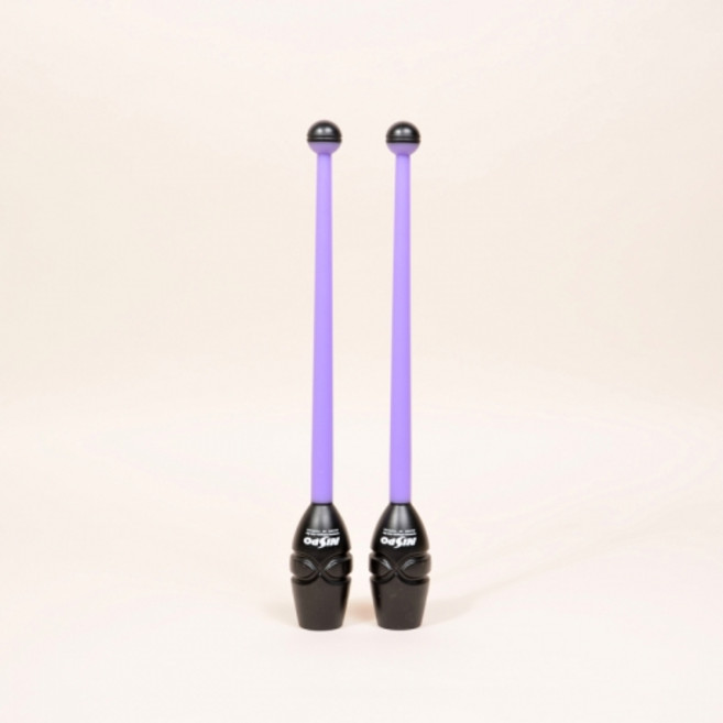 니스포 리듬체조곤봉 주니어 36cm 멀티컬러 리듬체조, 블랙ㅣ퍼플 주니어곤봉멀티