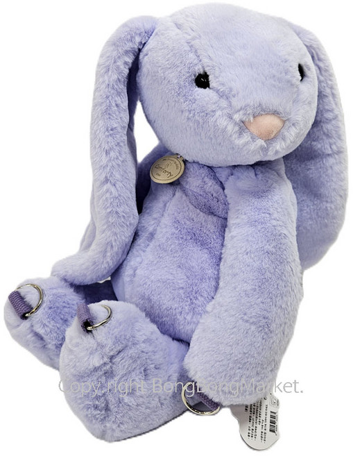 노블래빗 가방 백팩 40cm_퍼플 공식라이선스 정품 대형