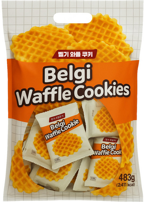 머깨비 도매몰 벨기 와플쿠키, 483g, 1개
