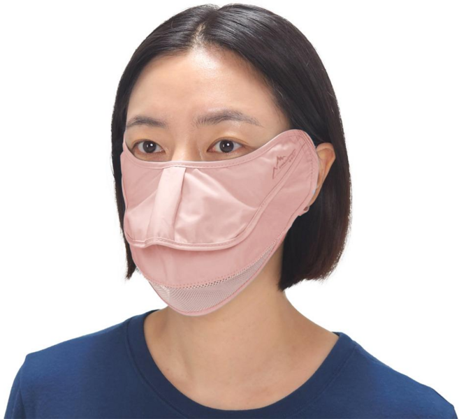 국내생산 자외선차단 마스크 백두대간 안면보호대, 1개, 인디핑크