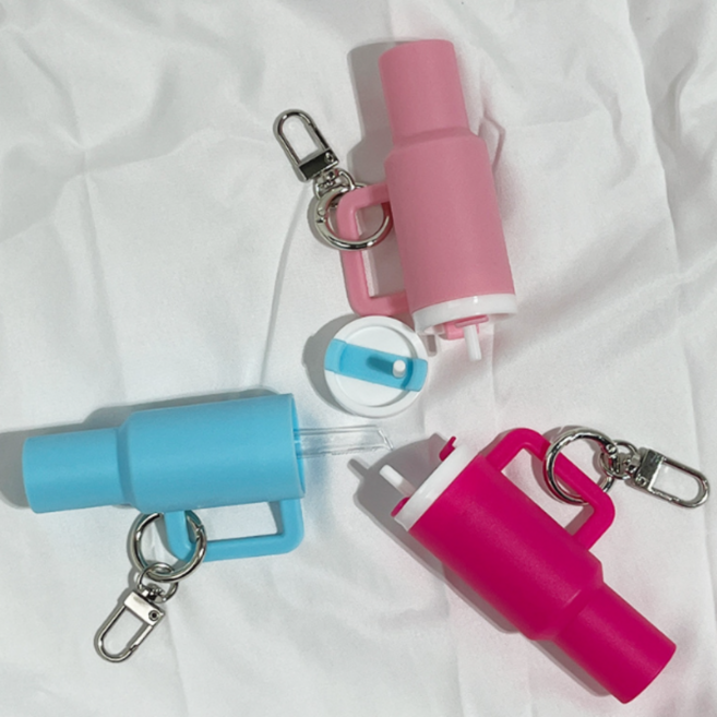 더마블 립밤키링 립밤케이스 립밤공병 립밤홀더, 1개, 검은색