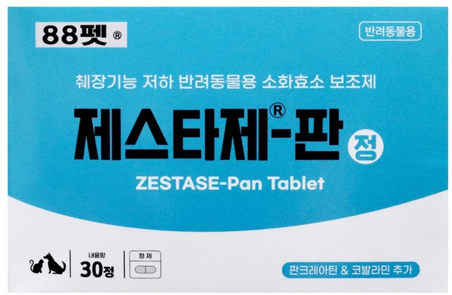제스타제, 1개, 소화기능/췌장개선, 30정 - 쿠팡
