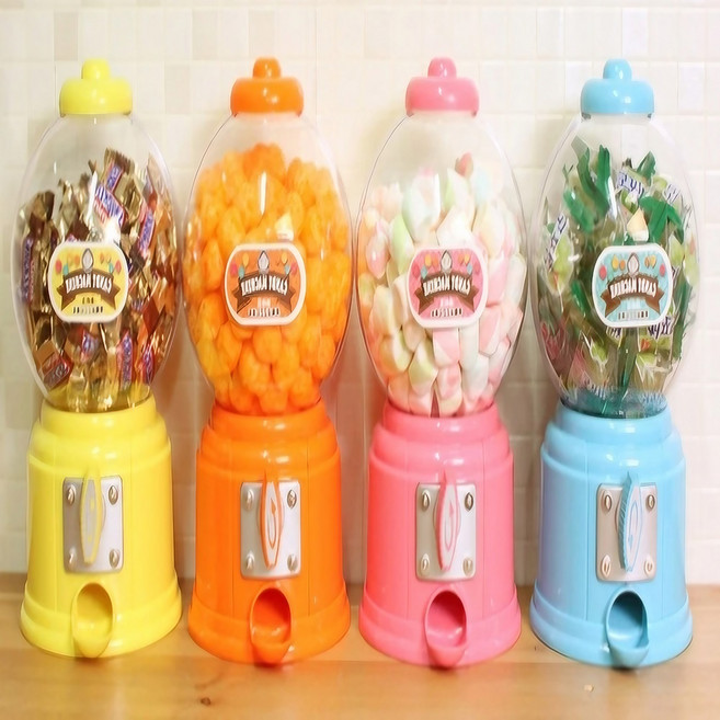 알뜰살림 사탕 점보 캔디머신 사탕뽑기기계 뽑기놀이, 1개, 핑크