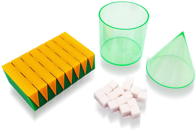 입체도형 부피측정 교구, 1개