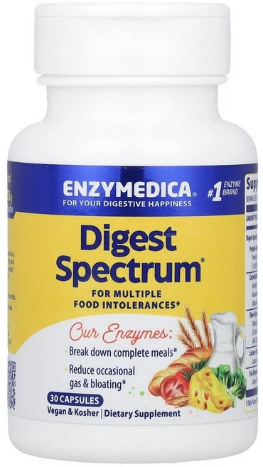 엔자이메디카 Enzymedica Digest Spectrum® 캡슐 30정124779원산지:기타, 1개 - 쿠팡