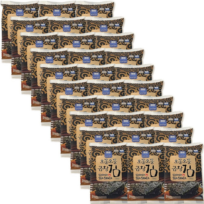 완도 오돌오돌 조미 곱참김 식탁김 도시락김 WD-MG, 150g