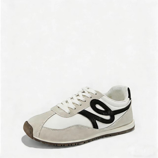 여성 데님 트레이닝화 캐주얼하고 편안한 운동화 가벼운 쿠션 밑창 미끄럼 방지