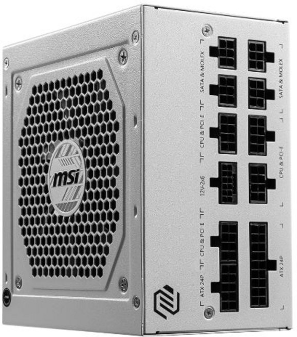 MSI MAG A850GL 화이트 80PLUS골드 풀모듈러 ATX3.1, 1개