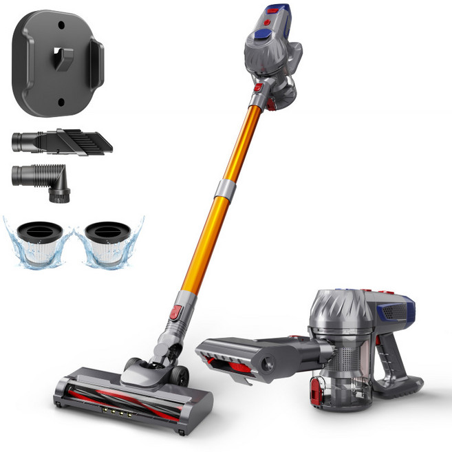 家用手持無線吸塵器 吸塵除蟎兩用, 需自備轉接頭, 金色標配附除蟎刷61