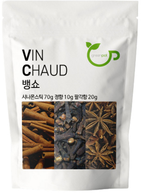 뱅쇼 세트 시나몬스틱 정향 팔각향, 1개, 100g, 1개, 1개입