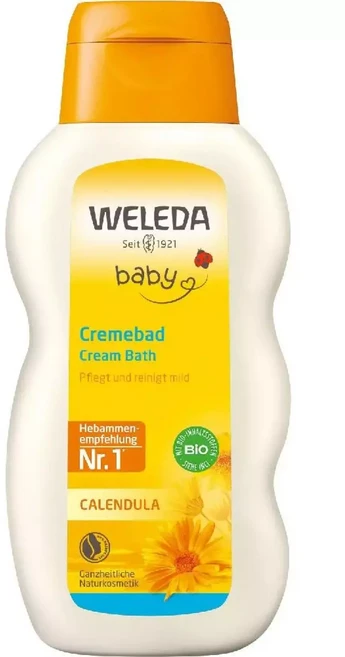 Weleda 금송화 베이비 크림 배스, 1개, 200ml - 쿠팡