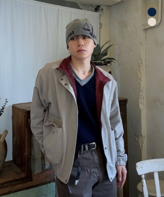 노티카 NAUTICA 집 후드 점퍼 바람막이 자켓 리버서블 요트 블루종(2컬러 s) NJK0966