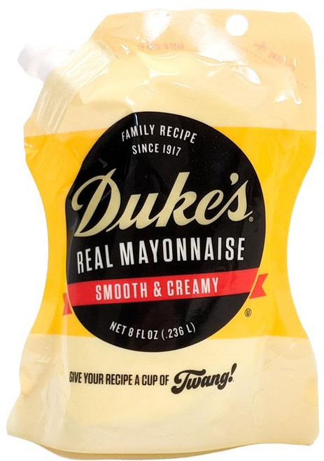듀크스 마요네즈 Duke’s Real Mayonnaise Pouch – Original Smooth & Creamy Taste 8 Ounce (Pack of 1), 1개