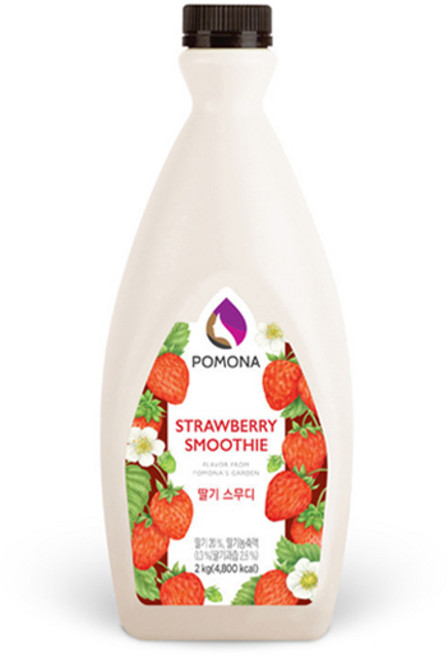 [포모나] 딸기스무디 2kg, 1개