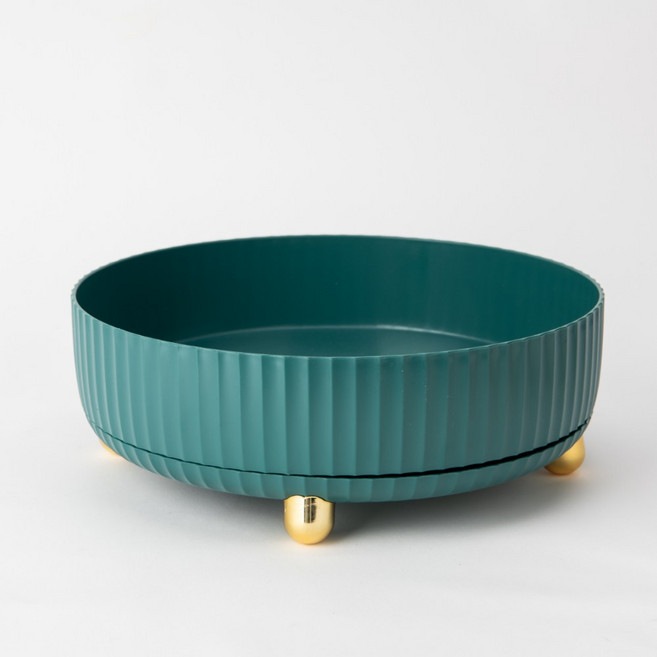 마루마켓_ 정리가 되지 않은 양념통 정리하기 좋은 냉장고 양념통 정리 회전트레이 그린 소형 / 냉장고정리트레이 냉장고회전트레이 양념통선반, 1세트