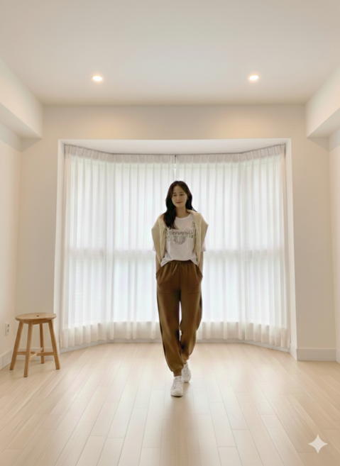 (국내 자체제작)레인더 포켓 기모 면 조거 팬츠 롱버전 5color