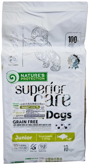 NATURE'S PROTECTION 自然本色 小型幼犬 狗乾糧, 10kg, 1袋, 小型犬