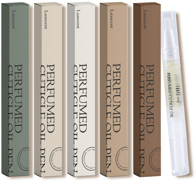 국산 포르테에뷔프 퍼퓸 큐티클 오일펜 파우더리 5개입 세트, 10ml